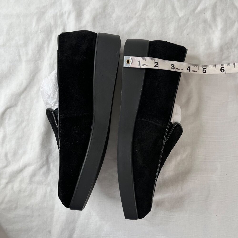 NYDJ Womens Black Velvet Slip-On Gira Platform Loafer 9 M - Picture 4 of 10